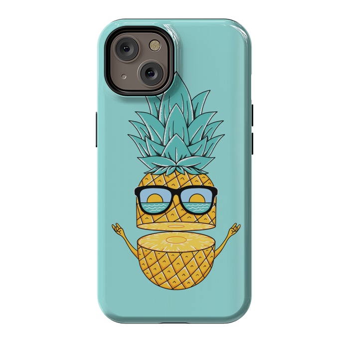 iPhone 14 StrongFit Pineapple Sunglasses by Coffee Man