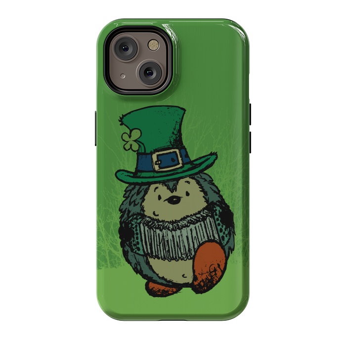 iPhone 14 StrongFit ST.PATRICK HEDGEHOG by Mangulica