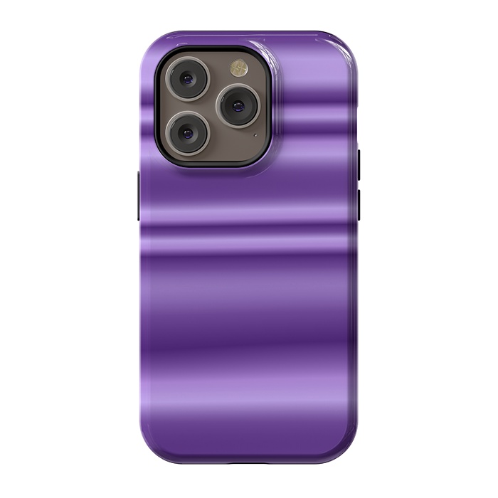 iPhone 14 Pro StrongFit Shiny Purple by Andrea Haase