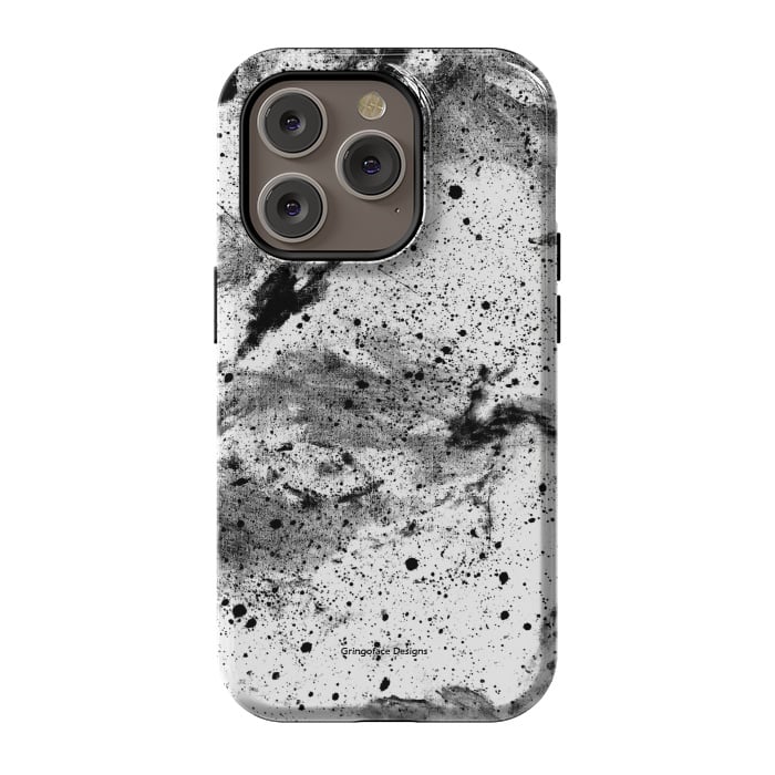 iPhone 14 Pro StrongFit Marble Galaxy by Gringoface Designs