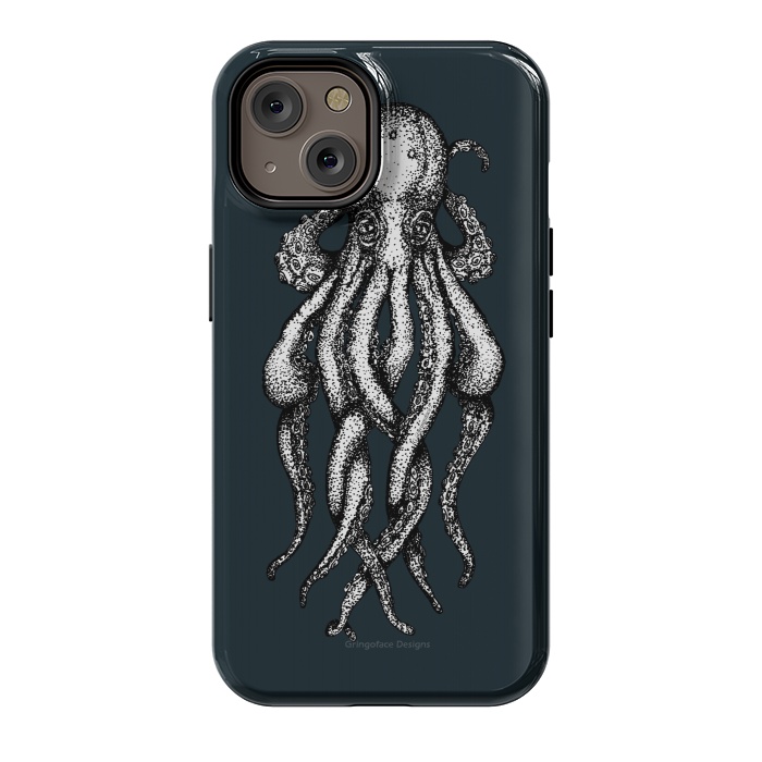 iPhone 14 StrongFit Octopus 1 by Gringoface Designs