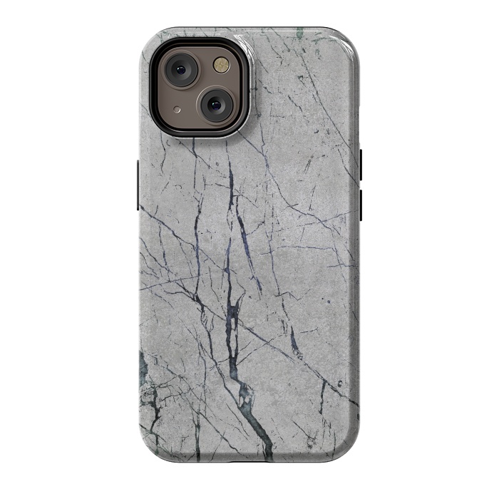 iPhone 14 StrongFit Marbled Concrete by Andrea Haase
