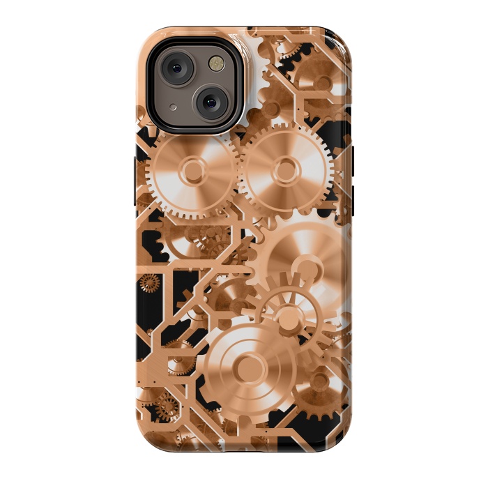 iPhone 14 StrongFit Copper Steampunk by Andrea Haase