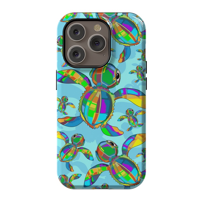 iPhone 14 Pro StrongFit Baby Sea Turtle Fabric Toy by BluedarkArt