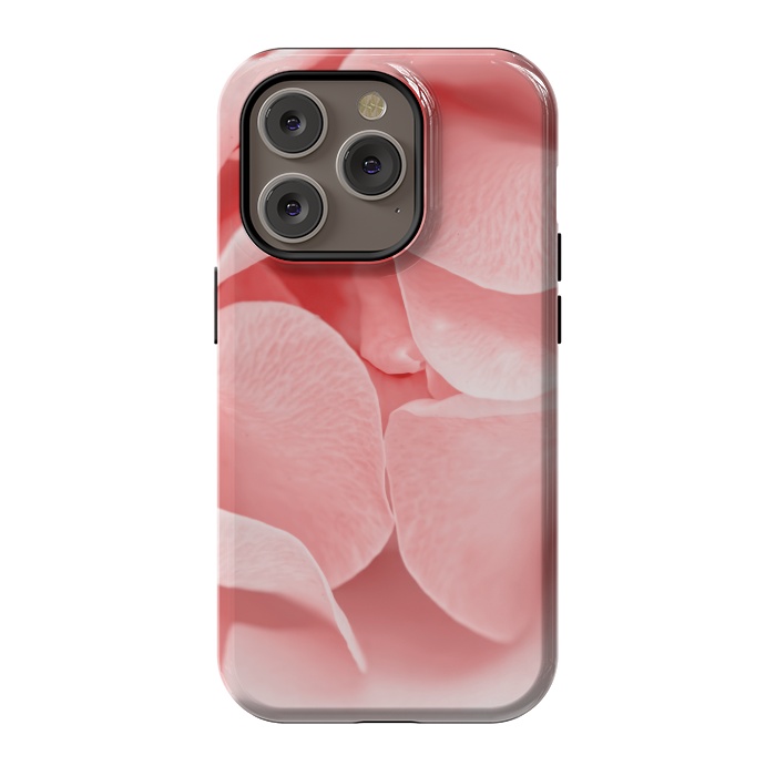 iPhone 14 Pro StrongFit Pink Rose Blossom by  Utart