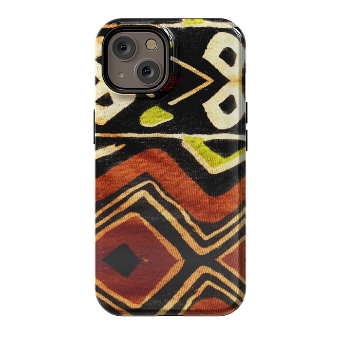 iPhone 14 StrongFit Africa Design Fabric Texture by BluedarkArt