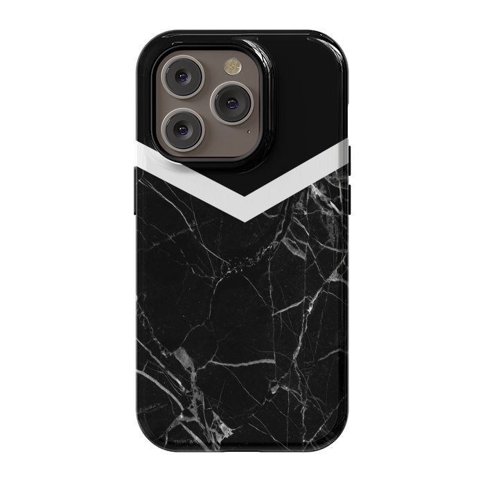 iPhone 14 Pro StrongFit Glam Marble by ''CVogiatzi.