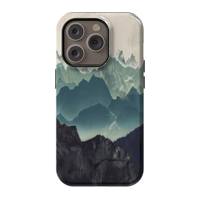 iPhone 14 Pro StrongFit Shades of Mountain by ''CVogiatzi.