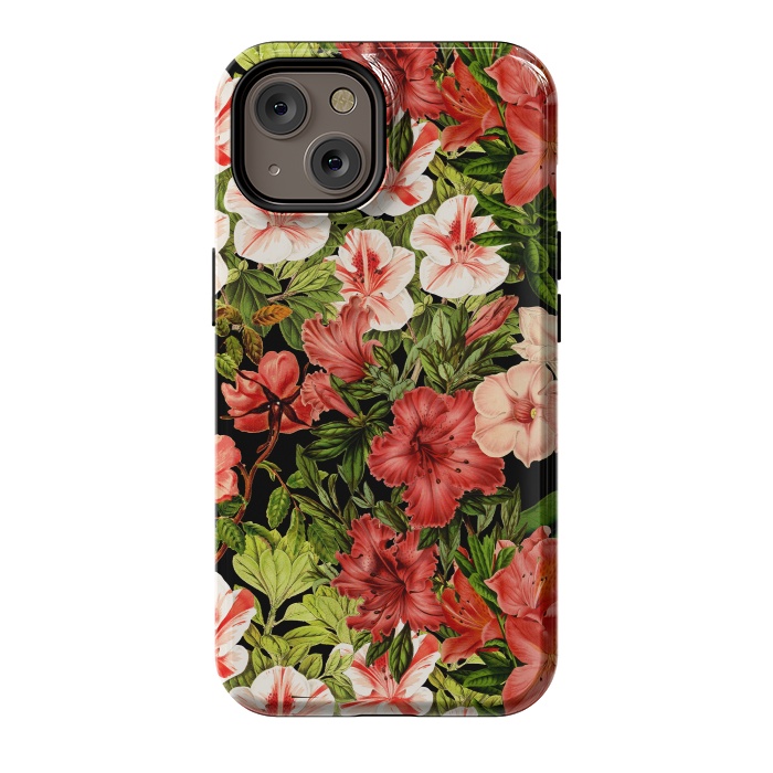 iPhone 14 StrongFit Vintage Flower Garden by  Utart