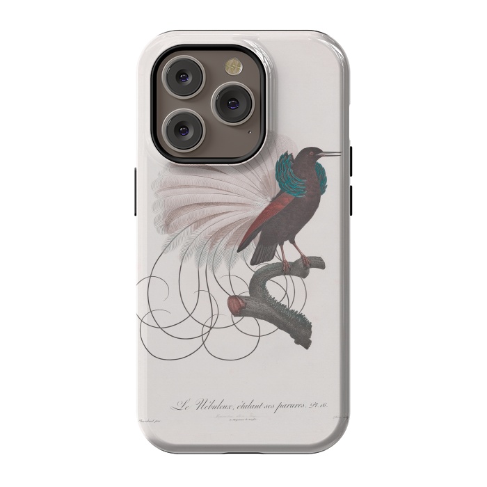 iPhone 14 Pro StrongFit Extravagant Vintage  Bird by Andrea Haase