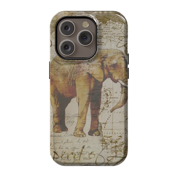 iPhone 14 Pro StrongFit African Elephant by Andrea Haase