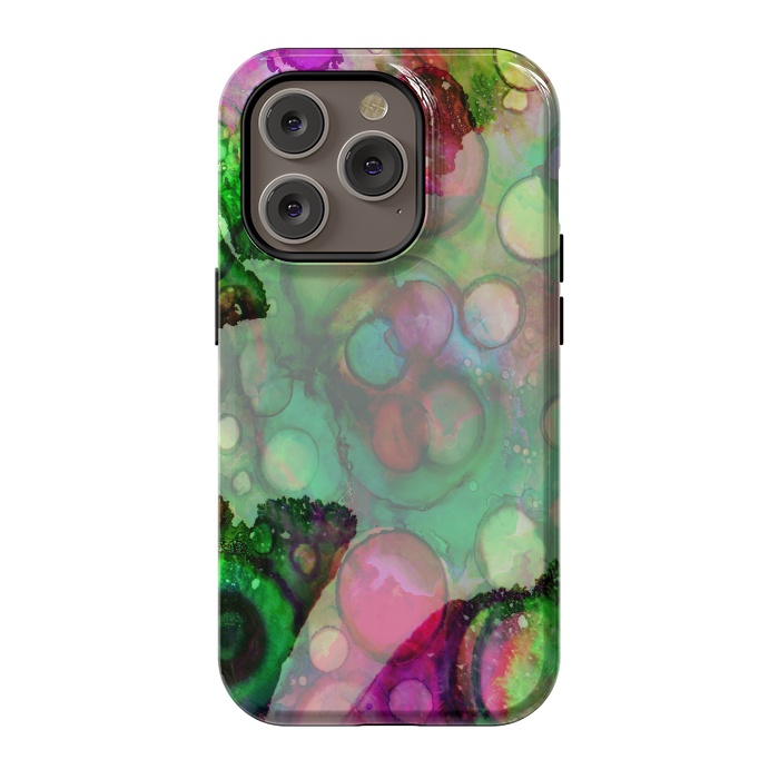 iPhone 14 Pro StrongFit Alcohol ink 2 by haroulita