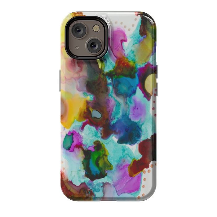 iPhone 14 StrongFit Alcohol ink 4 by haroulita