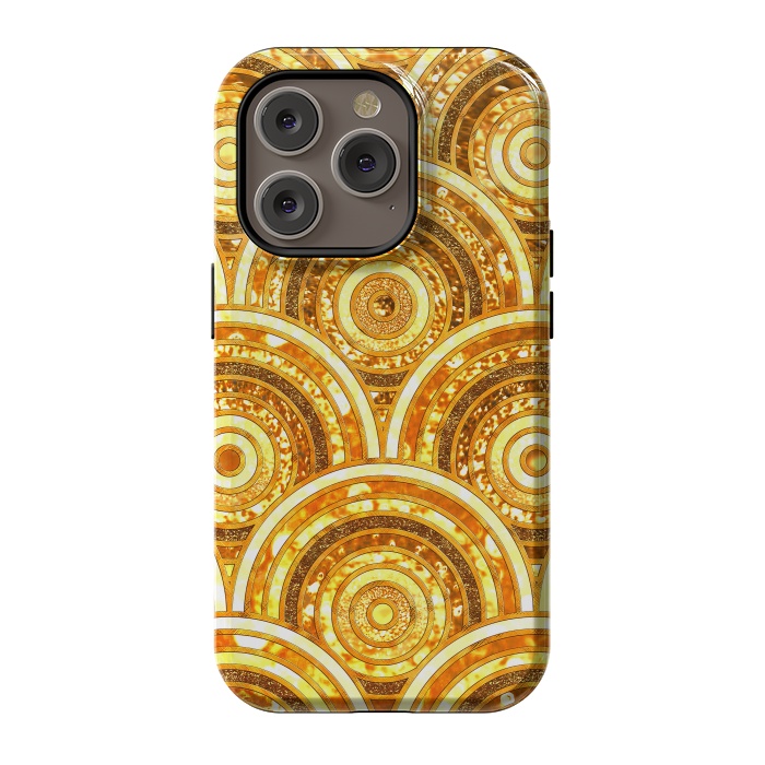 iPhone 14 Pro StrongFit aztec gold by  Utart