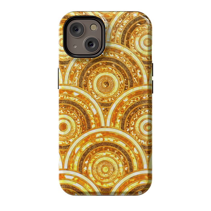 iPhone 14 StrongFit aztec gold by  Utart