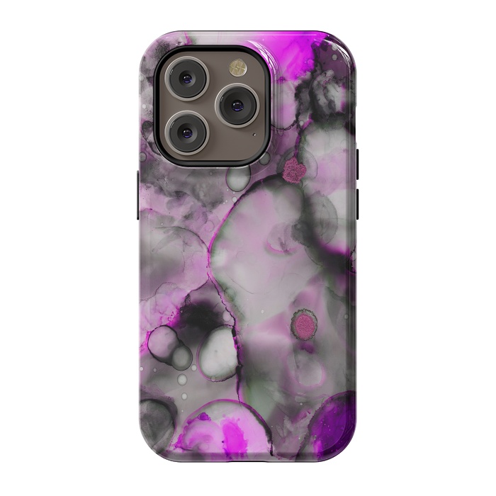 iPhone 14 Pro StrongFit Alcohol ink 10 by haroulita