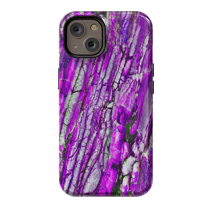iPhone 14 StrongFit ultra violet texture marble by haroulita