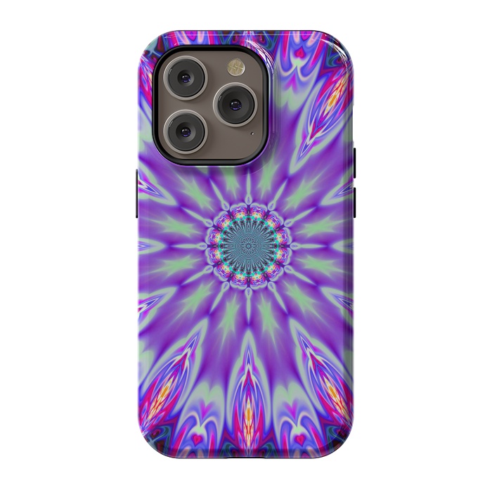 iPhone 14 Pro StrongFit ultra violet mandala by haroulita