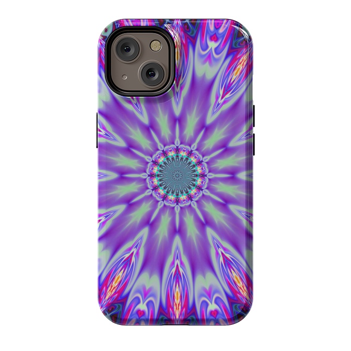 iPhone 14 StrongFit ultra violet mandala by haroulita