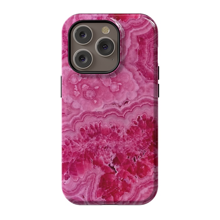 iPhone 14 Pro StrongFit Strong Pink Agate  by  Utart