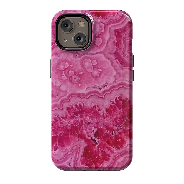 iPhone 14 StrongFit Strong Pink Agate  by  Utart