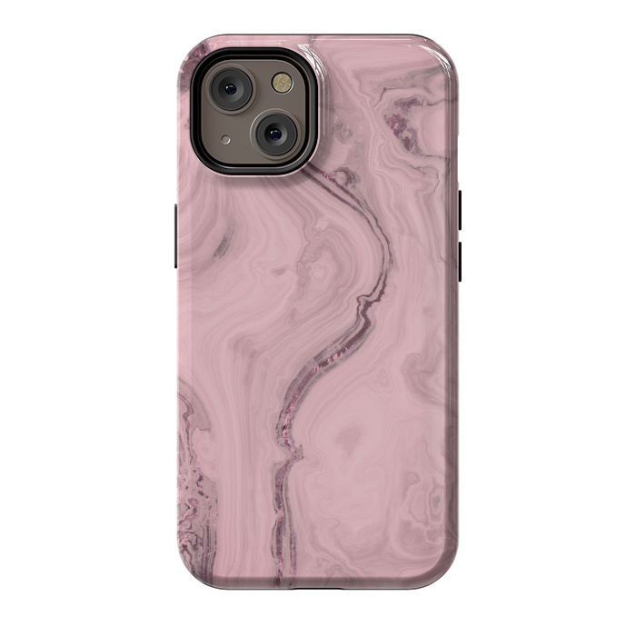 iPhone 14 StrongFit Glamorous Marble Pink 2 by Andrea Haase