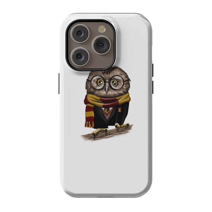 iPhone 14 Pro StrongFit Owly Potter by Vincent Patrick Trinidad