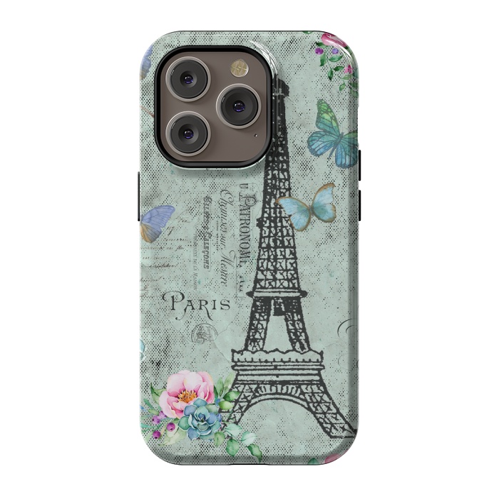 iPhone 14 Pro StrongFit Vintage Paris by  Utart