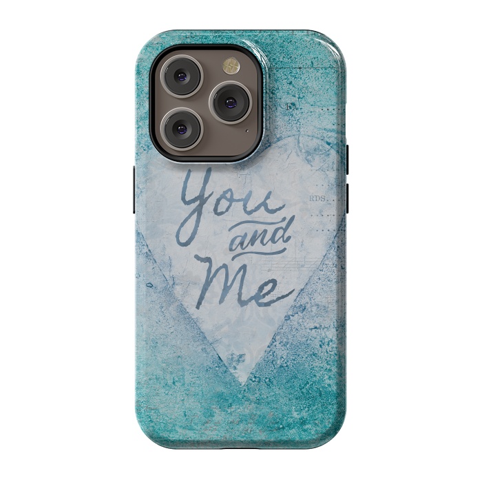 iPhone 14 Pro StrongFit You And Me Love Heart by Andrea Haase