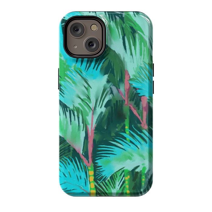 iPhone 14 StrongFit Palm Forest by Uma Prabhakar Gokhale