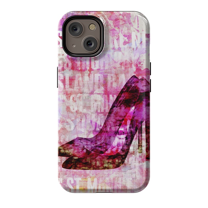 iPhone 14 StrongFit High Heels Pink Mixed Media Art by Andrea Haase