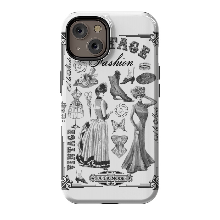 iPhone 14 StrongFit Vintage Fashion Ladies by Andrea Haase