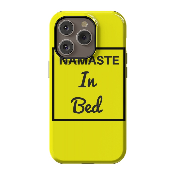 iPhone 14 Pro StrongFit namaste in bed by MALLIKA