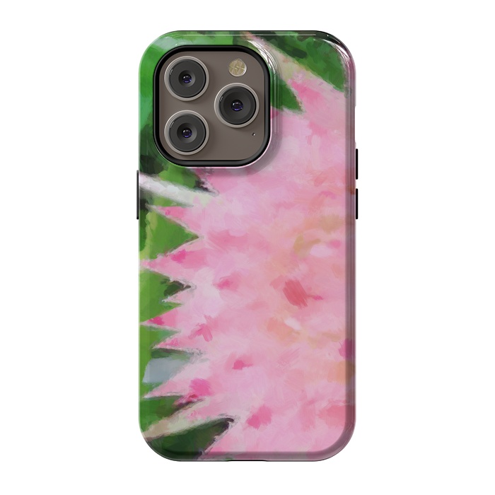 iPhone 14 Pro StrongFit Pink Explosion by Majoih