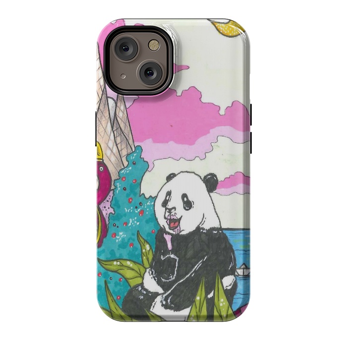 iPhone 14 StrongFit sugar panda by Varo Lojo