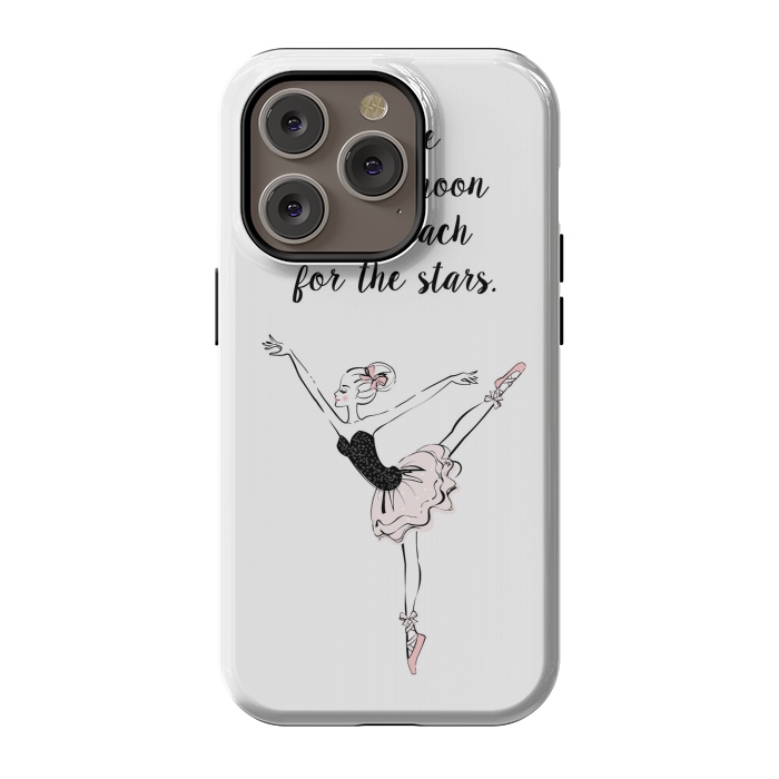 iPhone 14 Pro StrongFit Little Ballerina Dance Quote by Martina