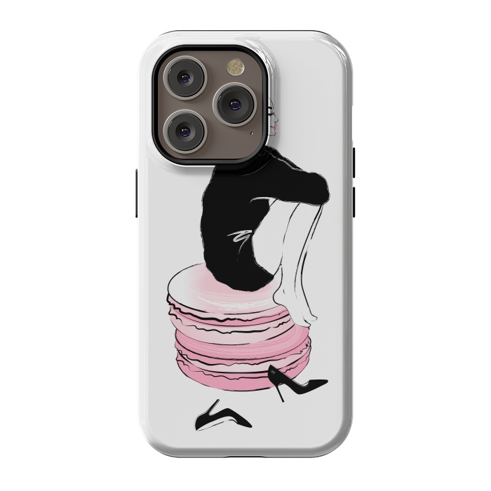 iPhone 14 Pro StrongFit Elegant Macaron Girl by Martina