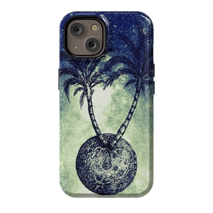 iPhone 14 StrongFit Paradise is on the Moon by Gringoface Designs