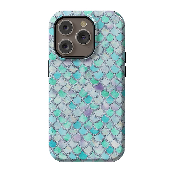 iPhone 14 Pro StrongFit Hand drawn mermaid scales  by  Utart