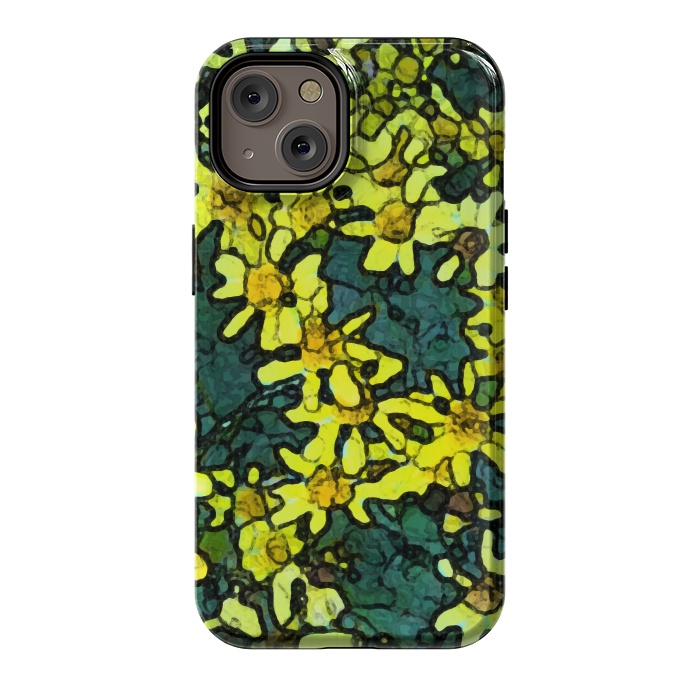 iPhone 14 StrongFit Yellow Daisies by Majoih