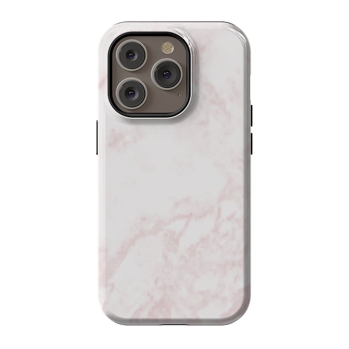iPhone 14 Pro StrongFit Rose-gold Marble Deluxe by Dushan Medich