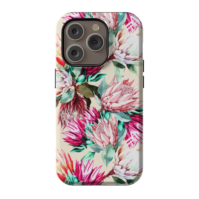 iPhone 14 Pro StrongFit King proteas bloom II by Mmartabc