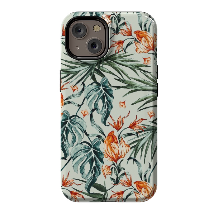 iPhone 14 StrongFit Exotic flower nature-07 by Mmartabc