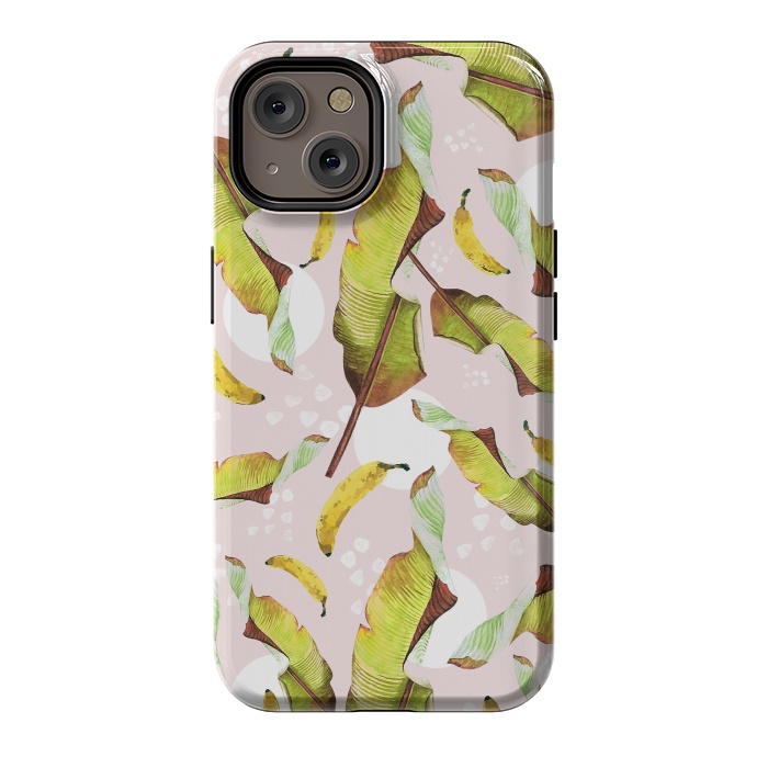 iPhone 14 StrongFit Banana leaf and bananas by Mmartabc