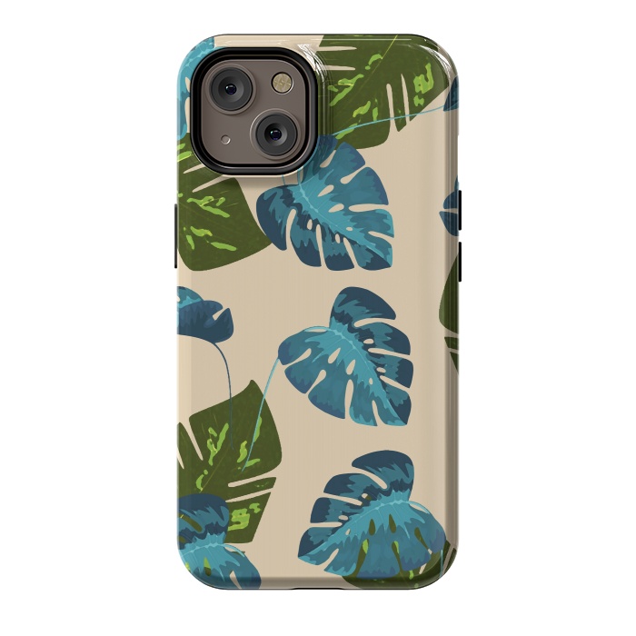 iPhone 14 StrongFit Monstera Abstract by Creativeaxle