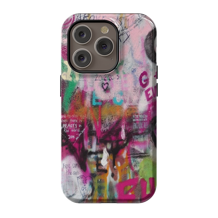 iPhone 14 Pro StrongFit Colorful GraffitiArt by Andrea Haase
