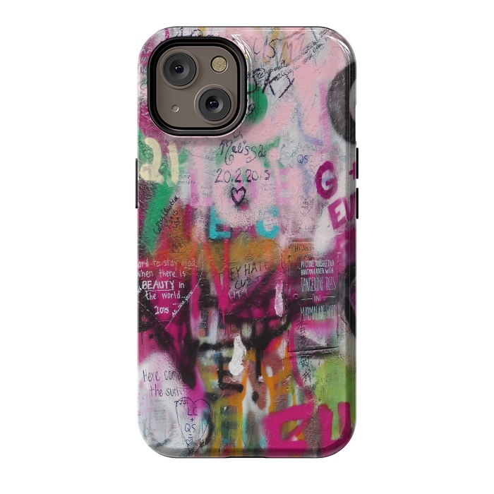 iPhone 14 StrongFit Colorful GraffitiArt by Andrea Haase