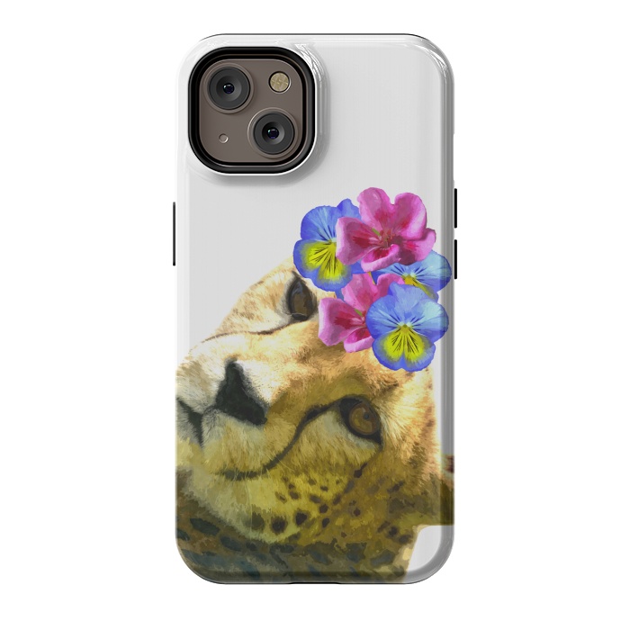 iPhone 14 StrongFit Cute Cheetah by Alemi