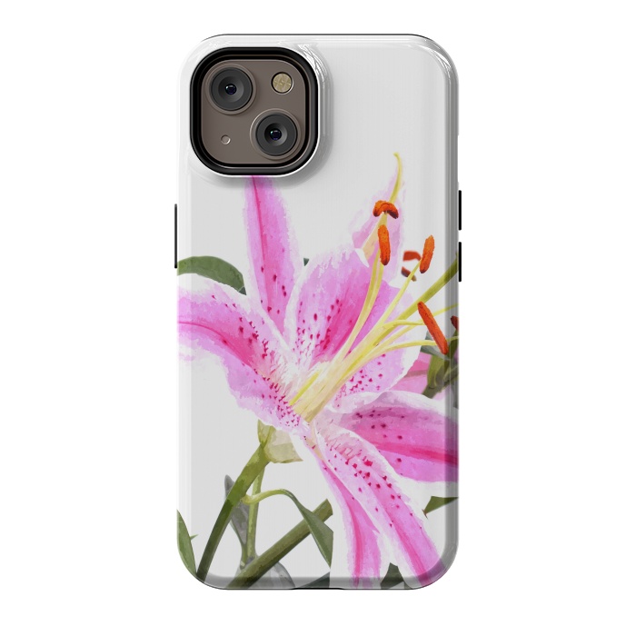 iPhone 14 StrongFit Pink Lily by Alemi