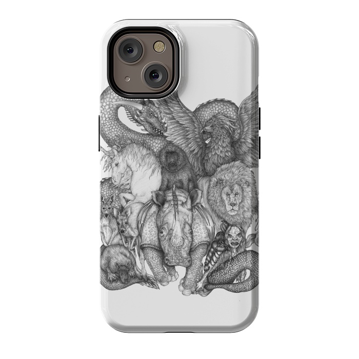 iPhone 14 StrongFit The Impossible Menagerie by ECMazur 
